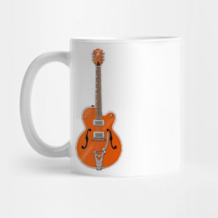 Solo Orange Guitar Mug